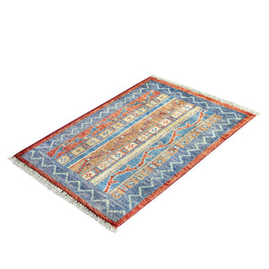 Hand-knotted Wool Extra Small Rug 45cm x 60cm