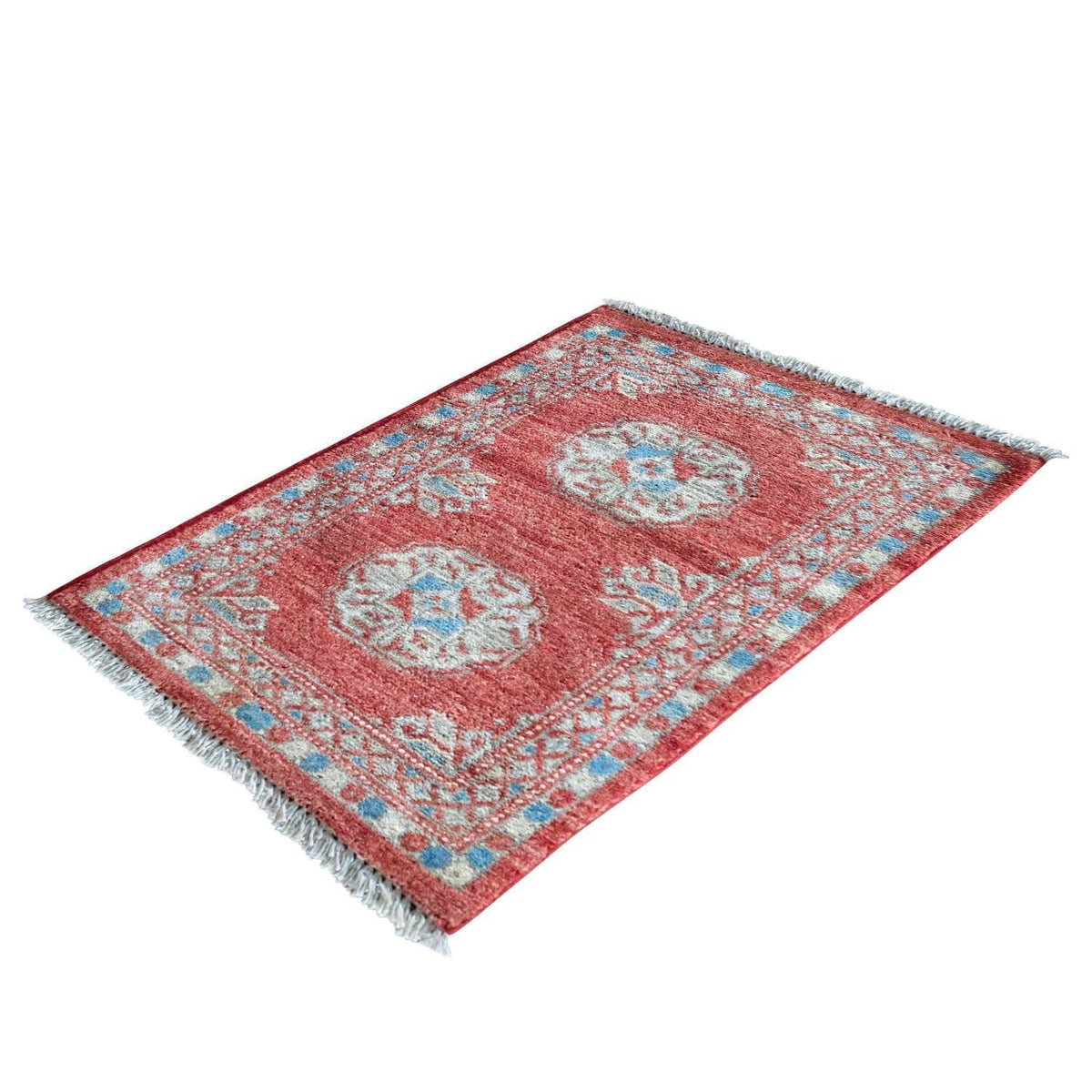 Fine Hand-knotted Small Tribal Rug 45cm x 60cm