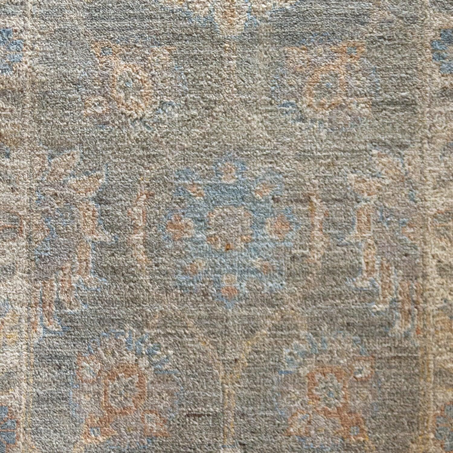 Hand-knotted Muted Blue Rug Small 60cm x 88cm