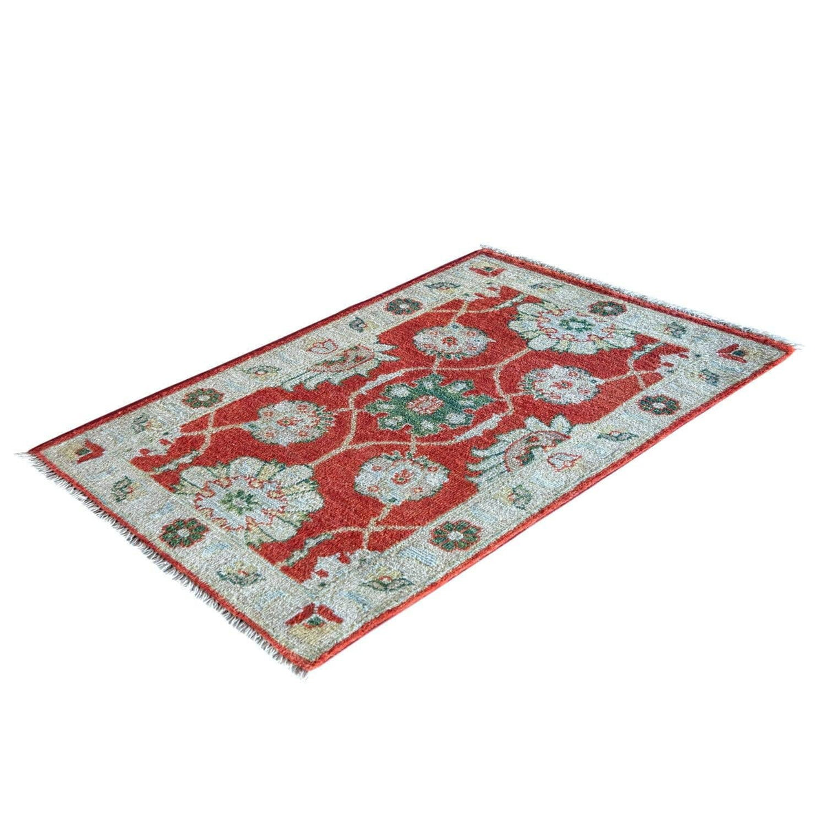 Traditional Handmade Woolen Rug Small 61cm x 88cm