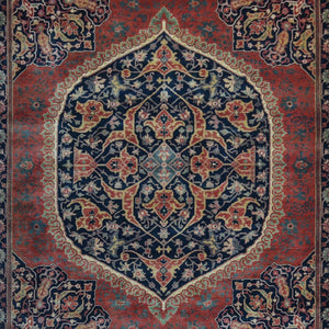 Fine Hand-knotted Farahan Wool Rug 245cm x 307cm