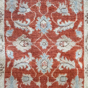 Hand-knotted Wool Red Rug Small 64cm x 96cm