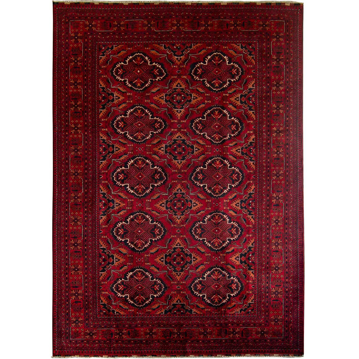 Fine Hand-knotted Wool Tribal Khal Mohammadi Large Rug 196cm x 296cm