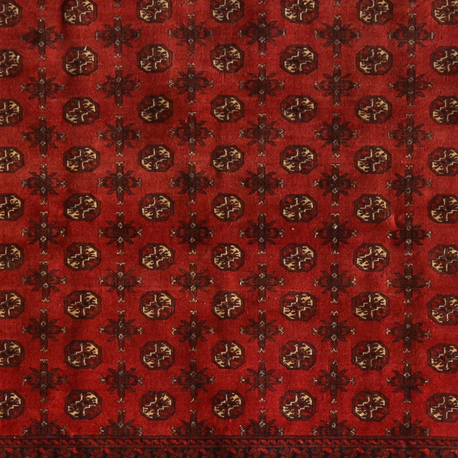 Fine Hand-knotted Tribal Wool Vintage Turkmen Rug 197cm x 278cm