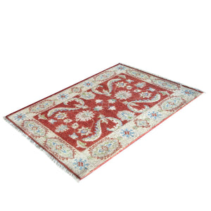 Fine Hand-knotted Wool Small Rug 60cm x 94cm