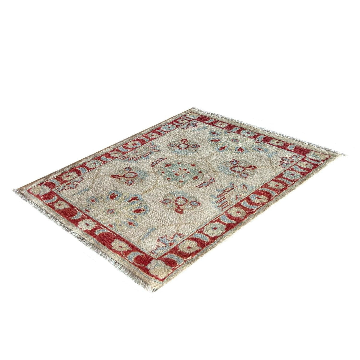 Hand-knotted Wool Small Rug 66cm x 84cm