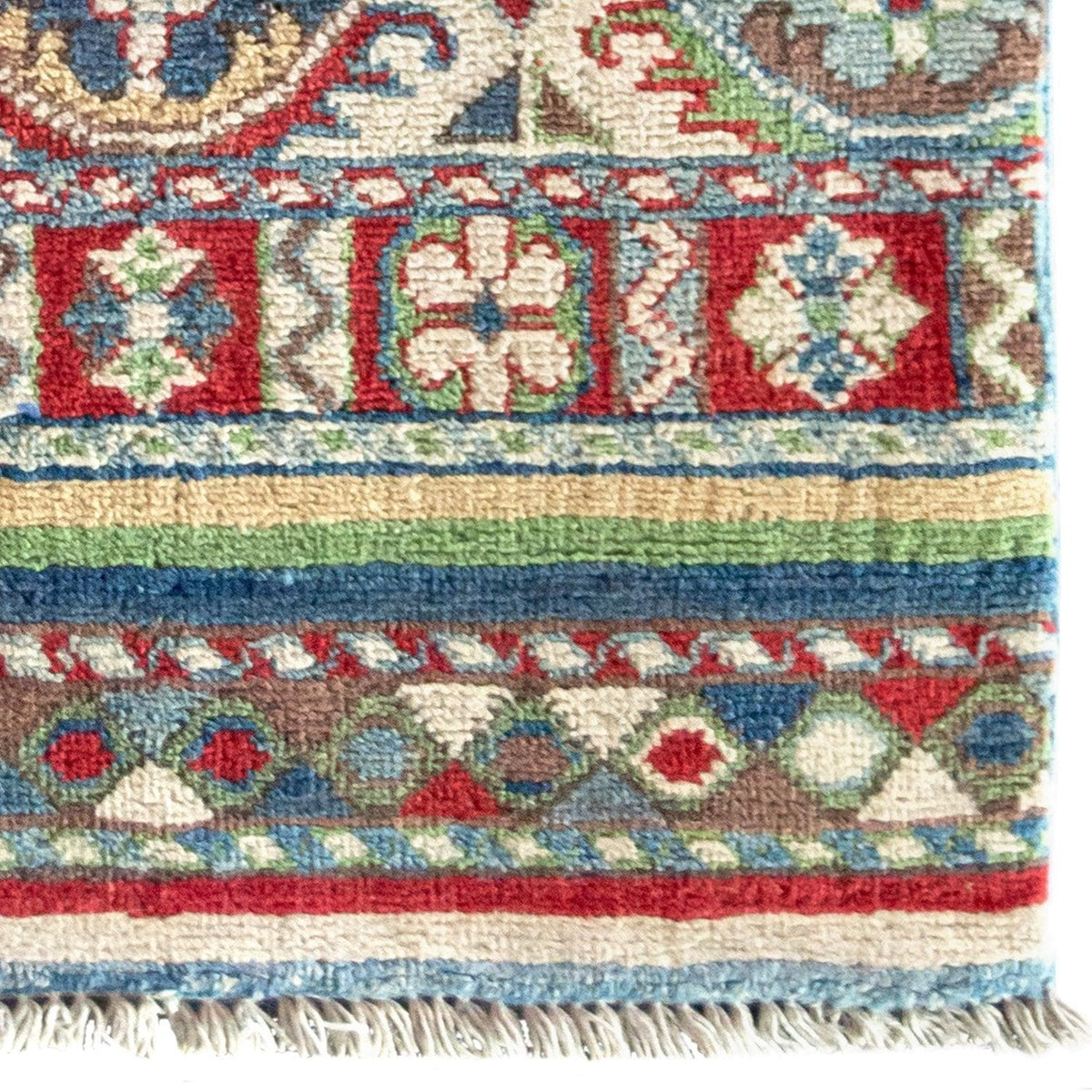 Hand-knotted Small Wool Rug 58cm x 90cm