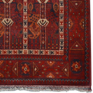 Handmade 100% Wool Vintage Turkmen Hallway Runner 78cm x 346cm