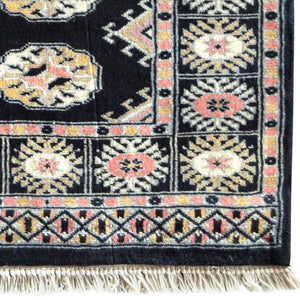 Hand-knotted Wool Bokhara Small Rug 65cm x 95cm