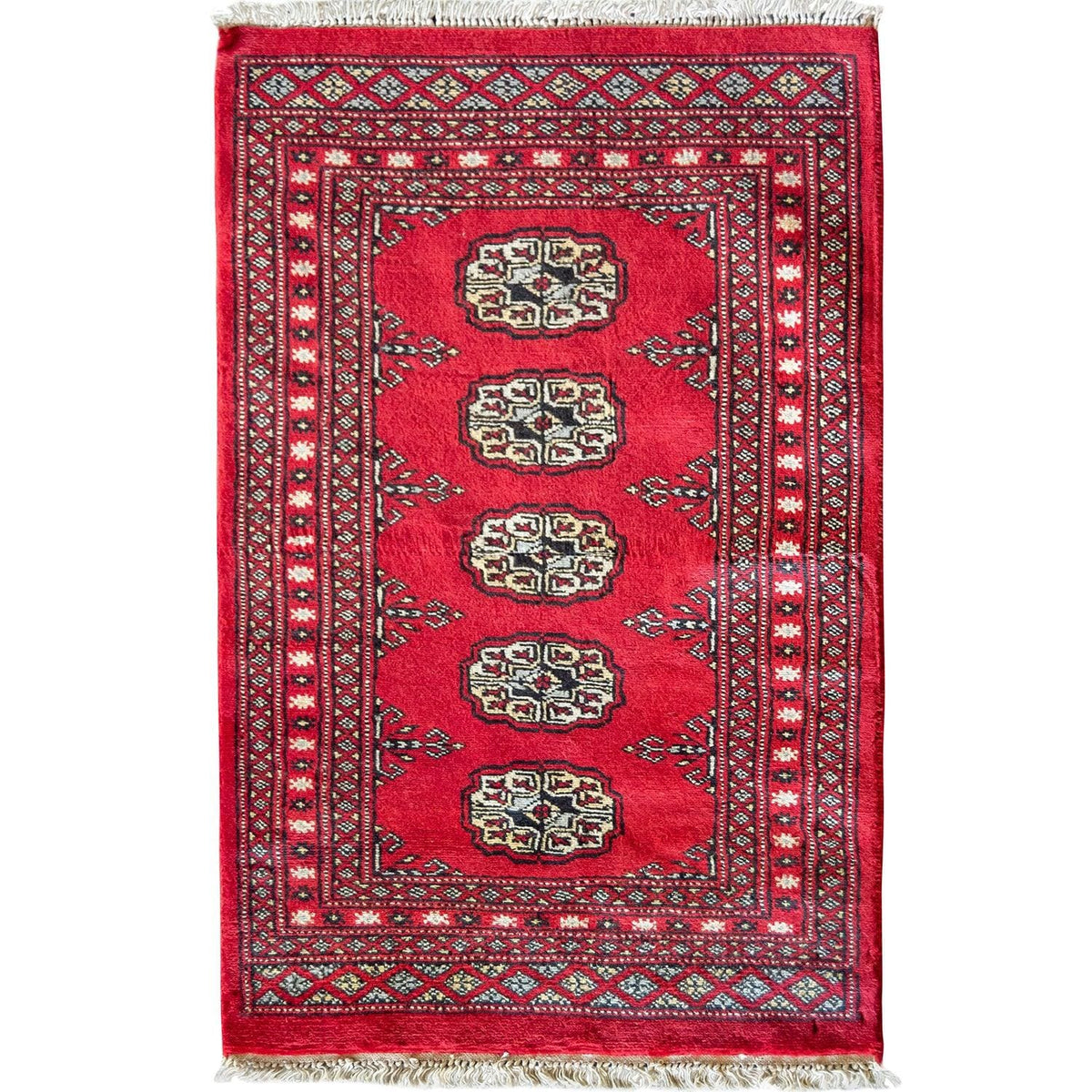 Hand-knotted Wool Small Rug 62cm x 94cm