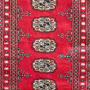 Hand-knotted Wool Small Rug 62cm x 94cm