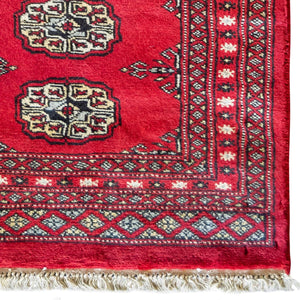 Hand-knotted Wool Small Rug 62cm x 94cm