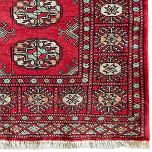 Traditional Bokhara Red Small Rug 66cm x 95cm