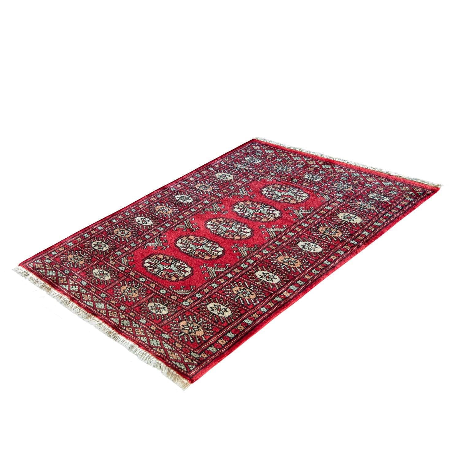 Traditional Bokhara Red Small Rug 66cm x 95cm