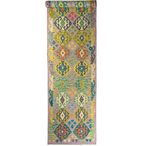 Hand-woven Kilim Hallway Runner 86cm x 287cm