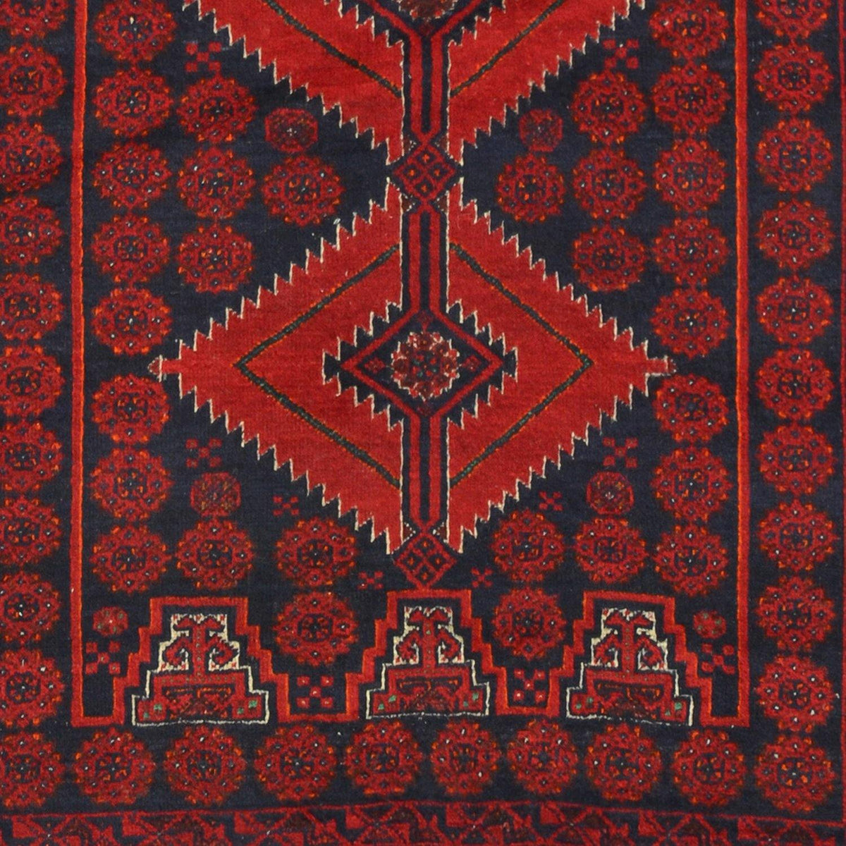 Fine Hand-knotted Baluchi Persian Rug 97cm x 166cm