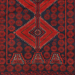 Fine Hand-knotted Baluchi Persian Rug 97cm x 166cm
