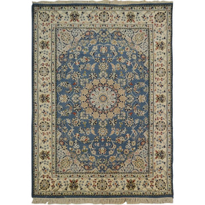 Fine Hand-knotted Wool Nain Rug 195cm 301cm