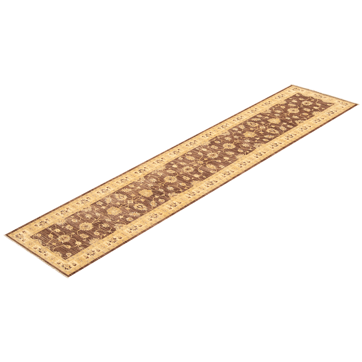 Fine Hand-knotted Himalayan Wool Runner 87cm x 539cm