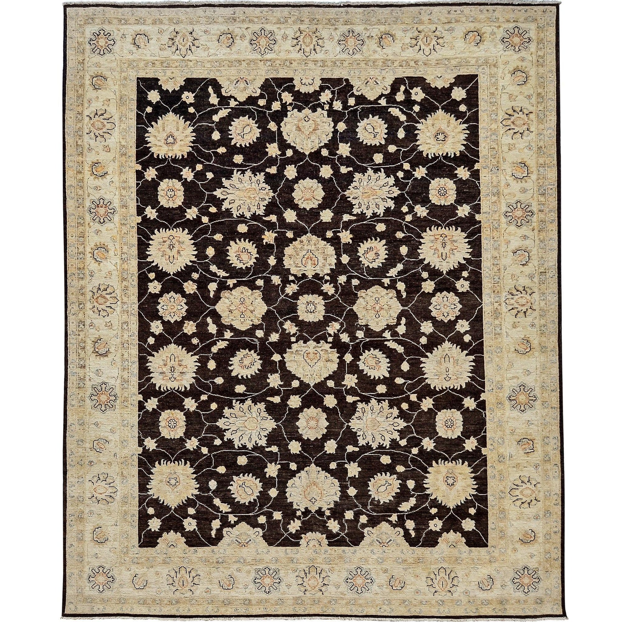 Fine Hand-knotted Transitional Wool Rug 244cm x 319cm