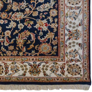 Fine Hand-knotted Wool & Silk Traditional Nain Rug 202cm x 300cm