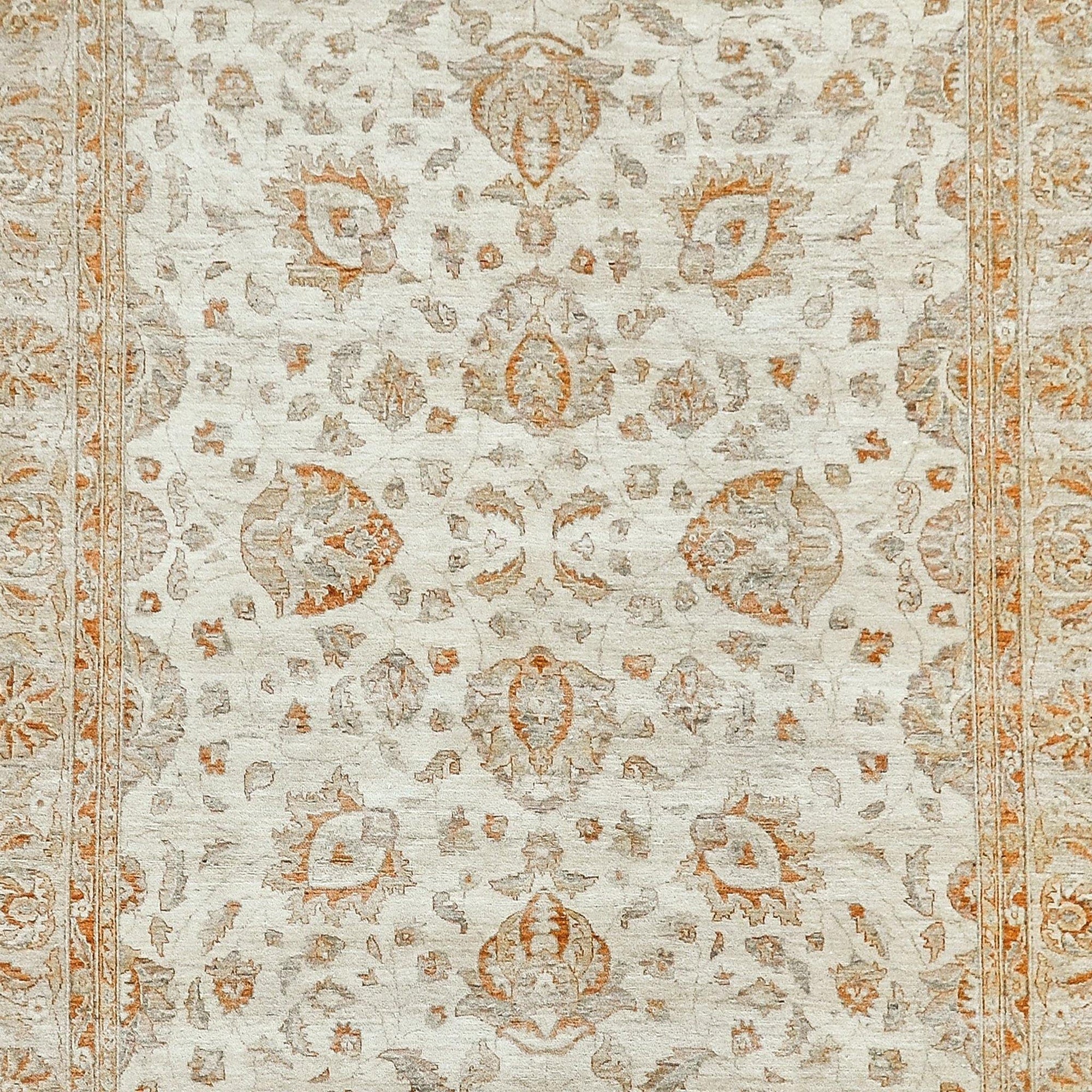 Hand-knotted Vintage Wool Chobi Rug 242cm x 289cm