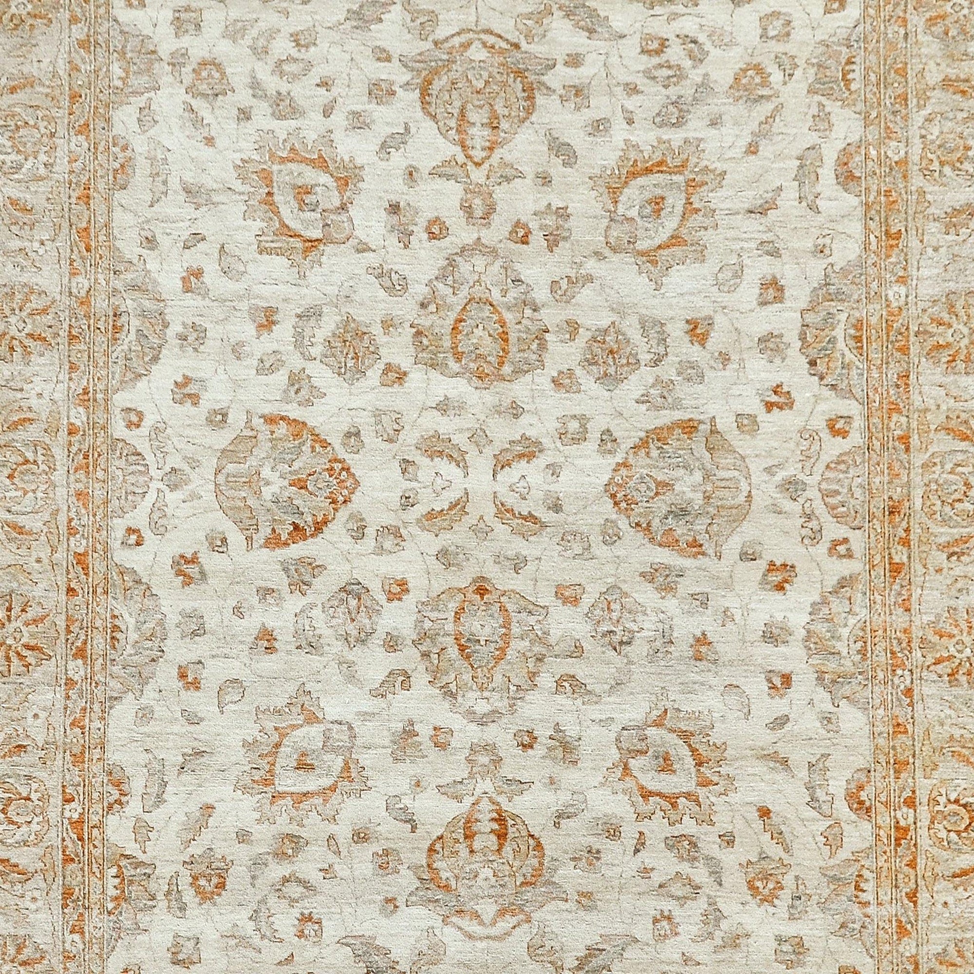 Hand-knotted Vintage Wool Chobi Rug 242cm x 289cm