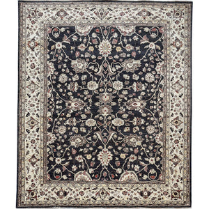 All Over Floral Design Hand-knotted Vintage Rug 248cm x 304cm