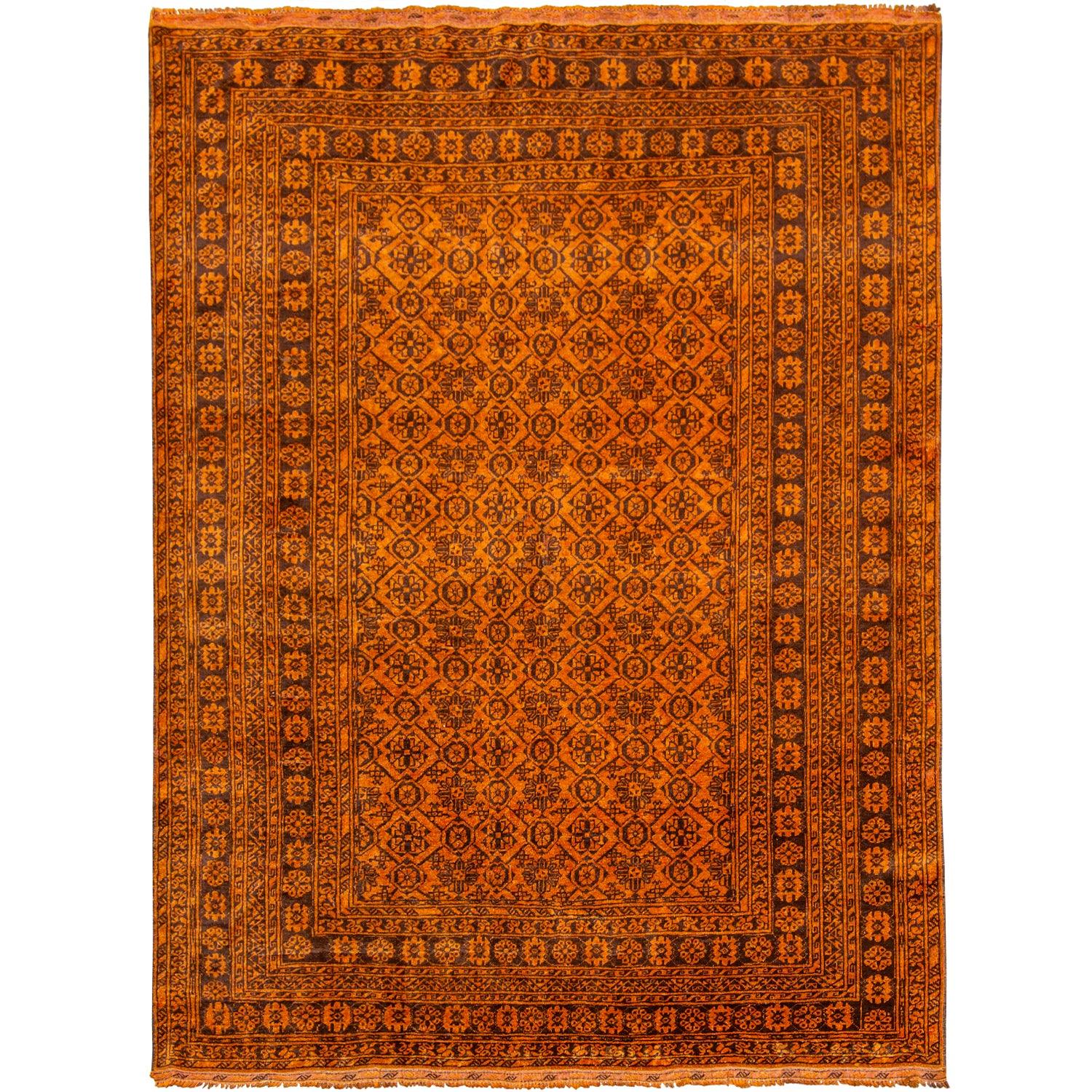 Fine Hand-knotted 100% Wool Vintage Rug 200cm x 300cm