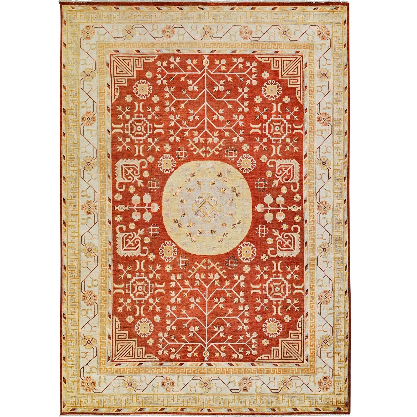Fine Hand-knotted Wool Rug 274cm x 355cm