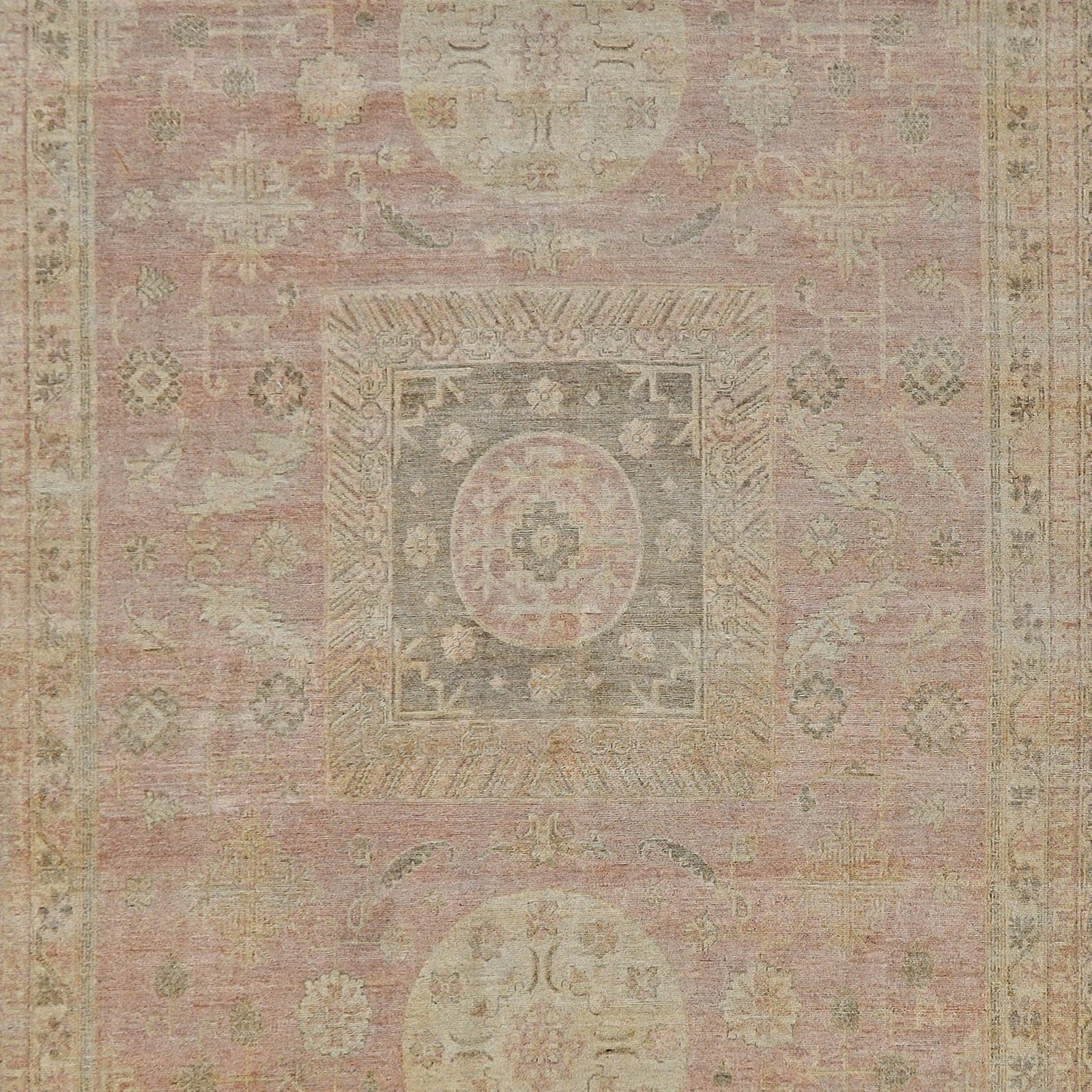 Fine Hand-knotted Vintage Style Wool Rug 264cm x 374cm