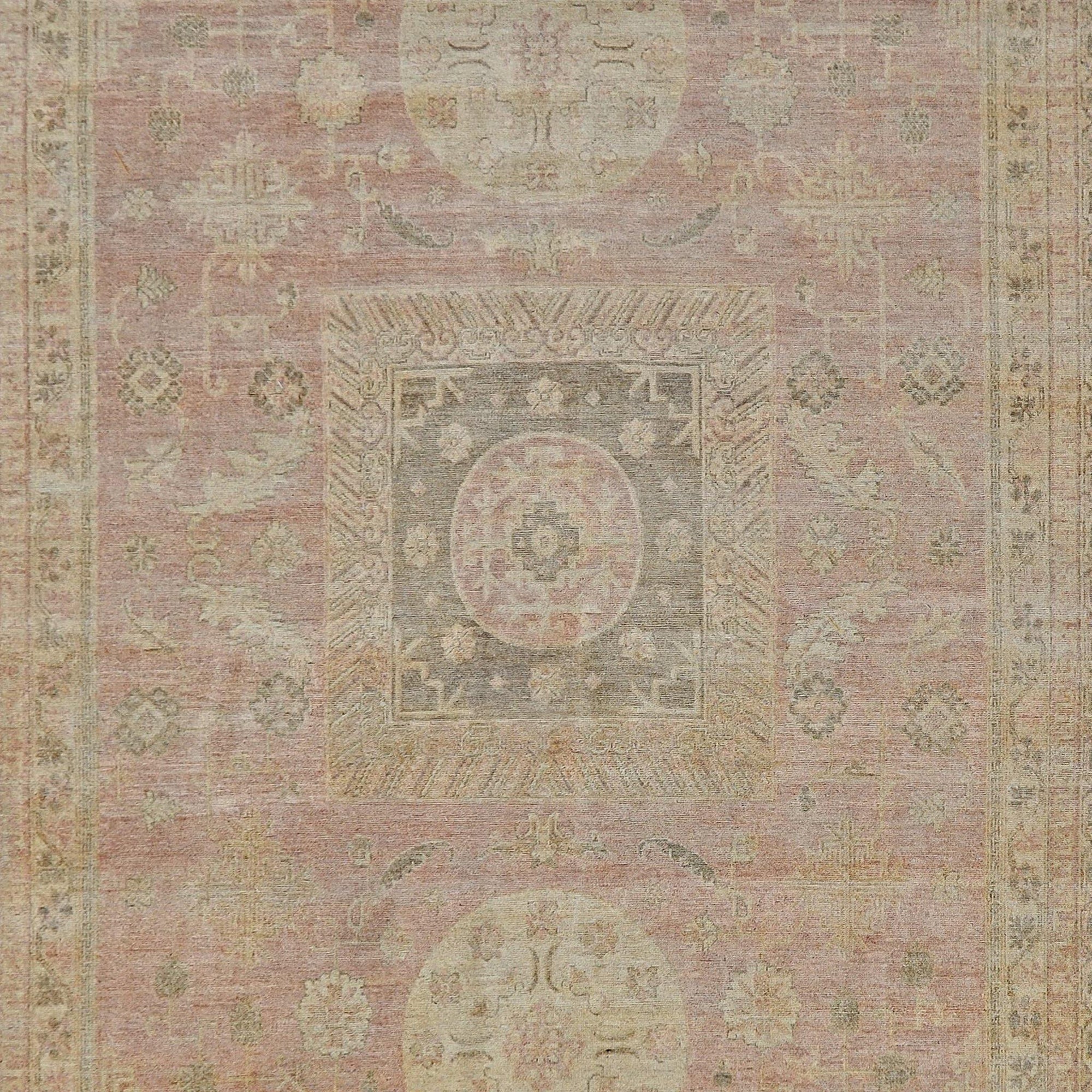 Fine Hand-knotted Vintage Style Wool Rug 264cm x 374cm