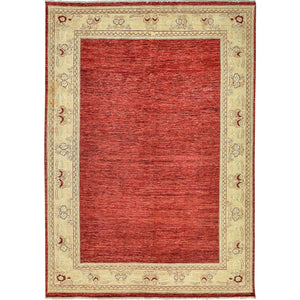 Fine Hand-knotted Wool Vintage Design Rug 274cm x 351cm