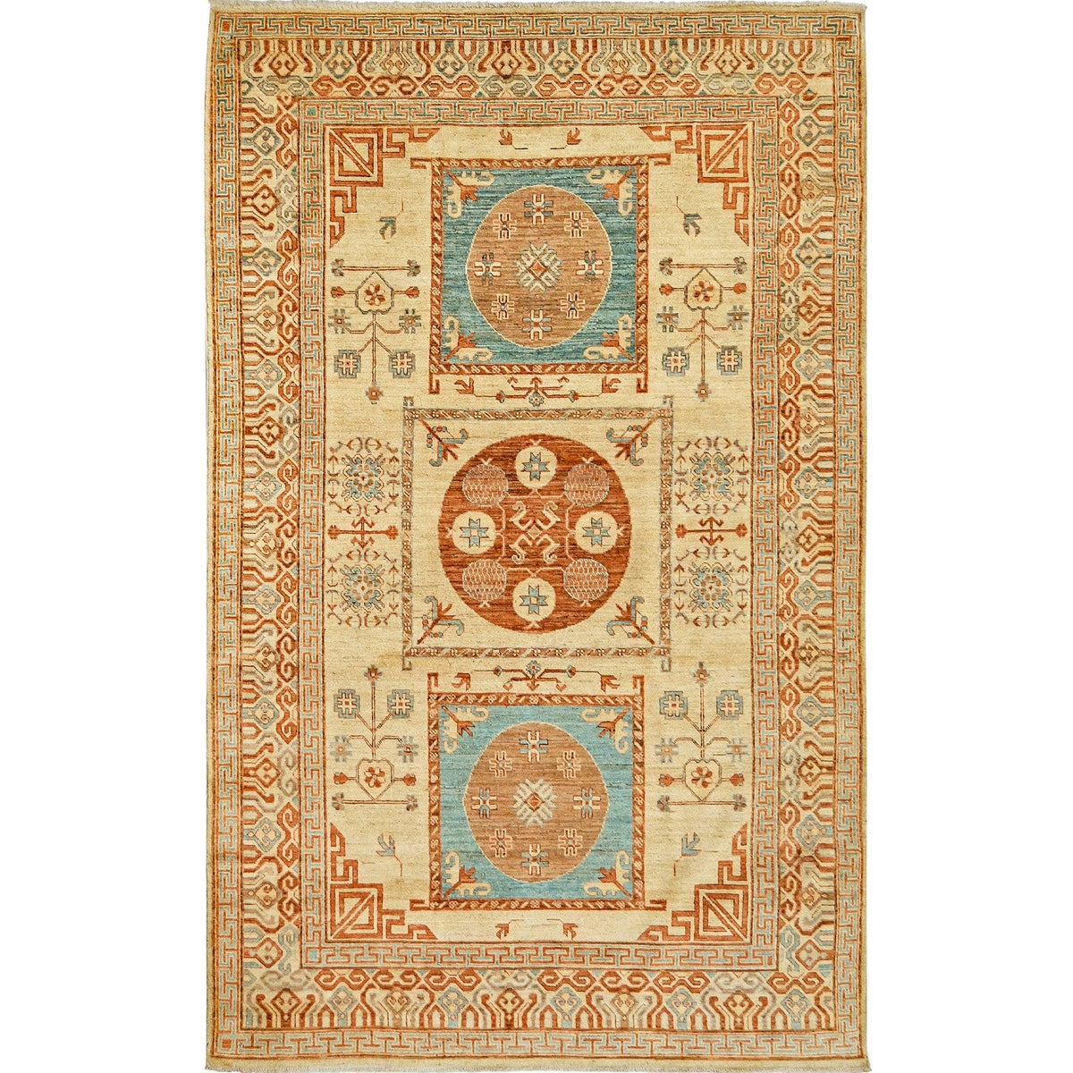 Fine Hand-knotted Wool Rug 200cm x 308cm
