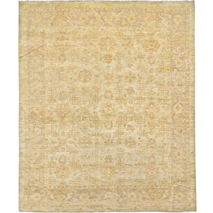 Fine Hand-knotted Vintage Wool Rug 248cm x 306cm