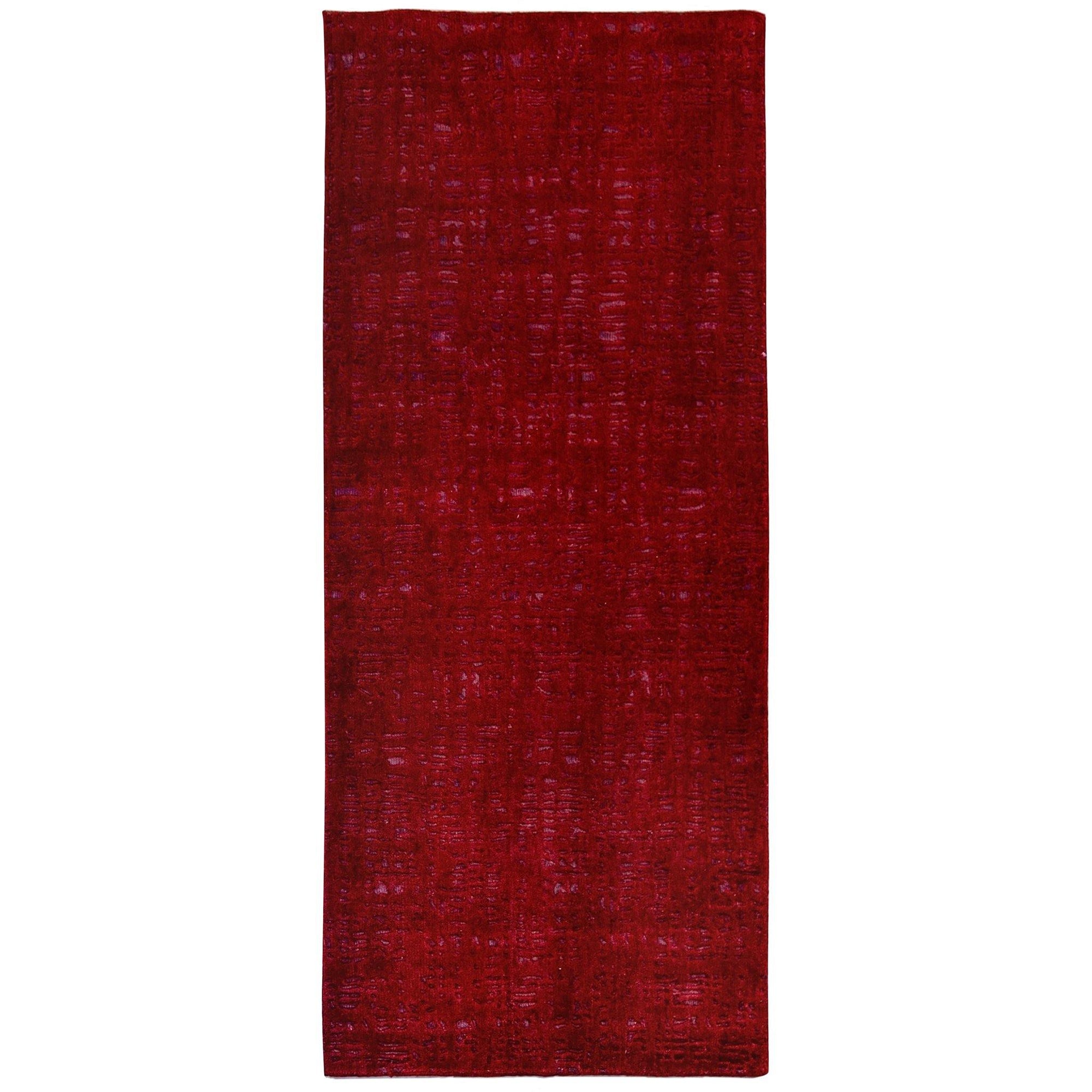 Fine Hand-knotted 100% Wool Runner 100cm x 244cm