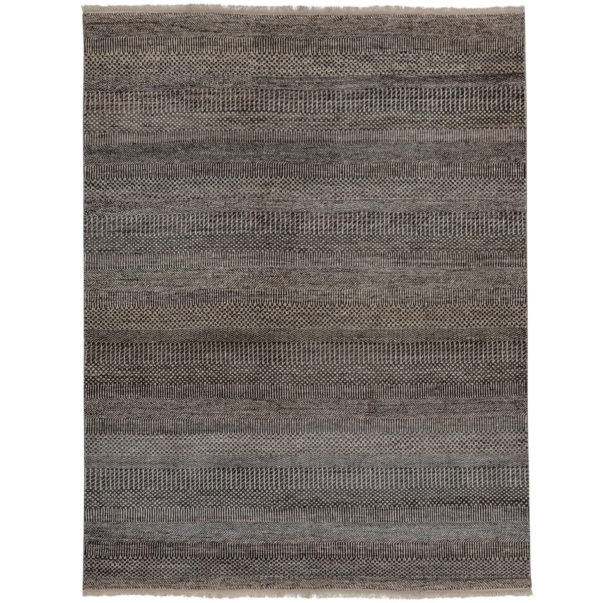 Fine Hand-knotted Wool Contemporary Rug 157cm x 211cm