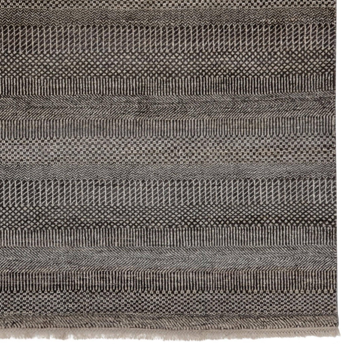 Fine Hand-knotted Wool Contemporary Rug 157cm x 211cm