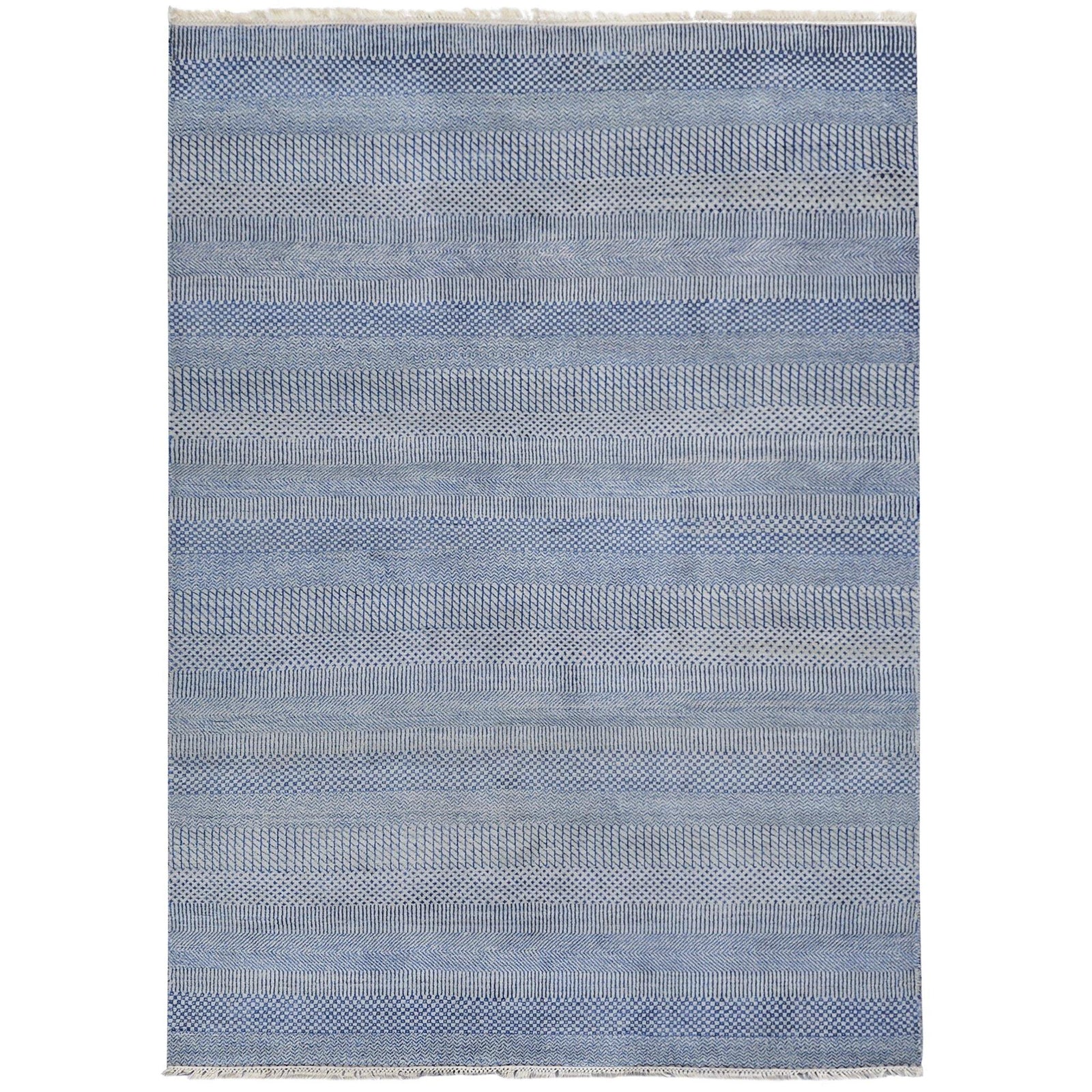 Contemporary Hand-knotted NZ Wool Rug 156cm x 234cm