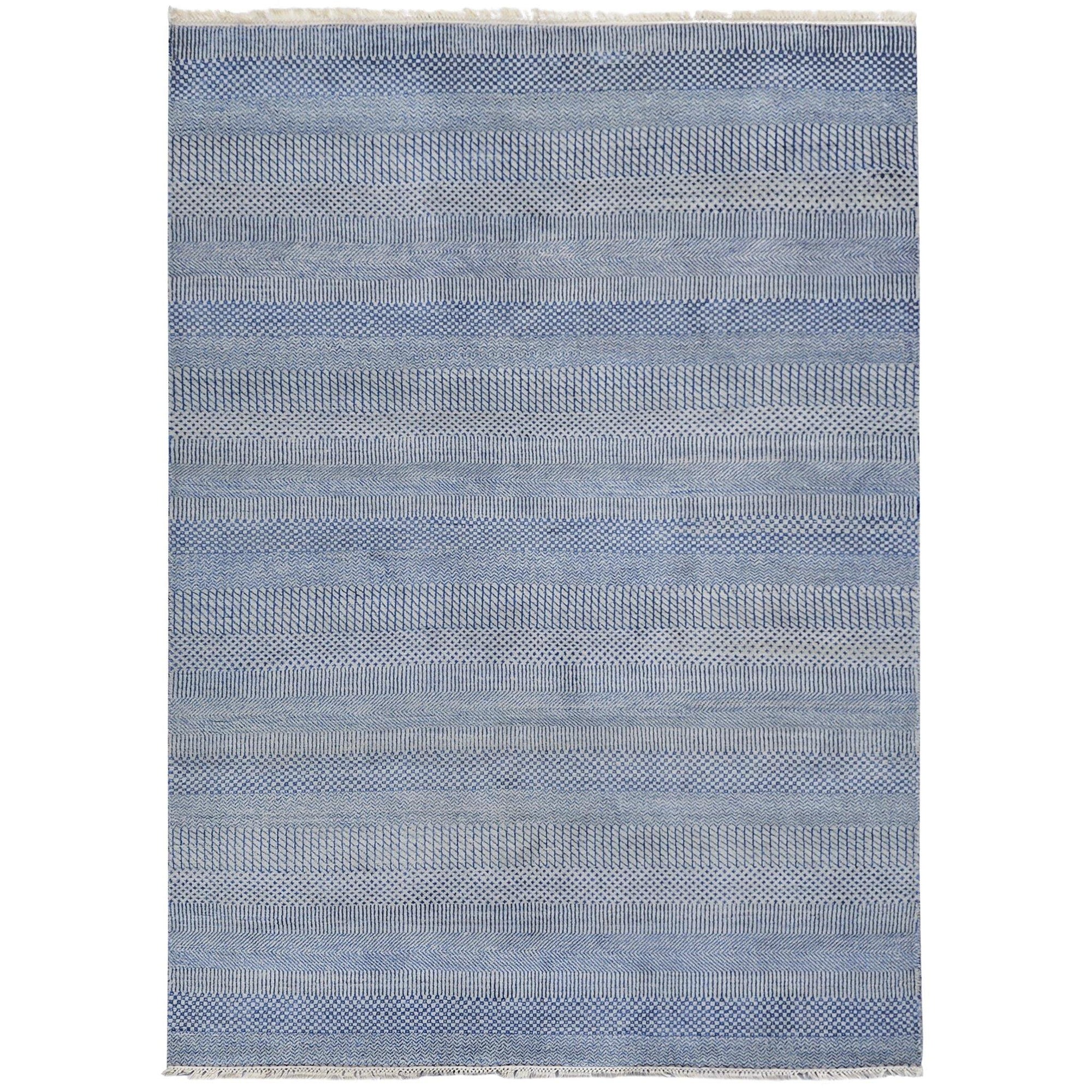 Contemporary Hand-knotted NZ Wool Rug 156cm x 234cm