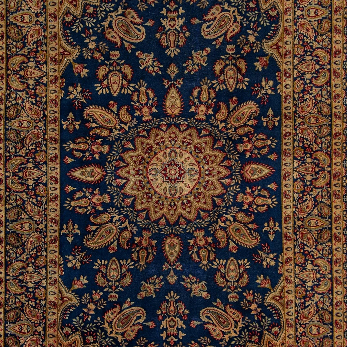 Super Fine Hand-knotted Persian Blue Saruk Rug 179cm x 271cm