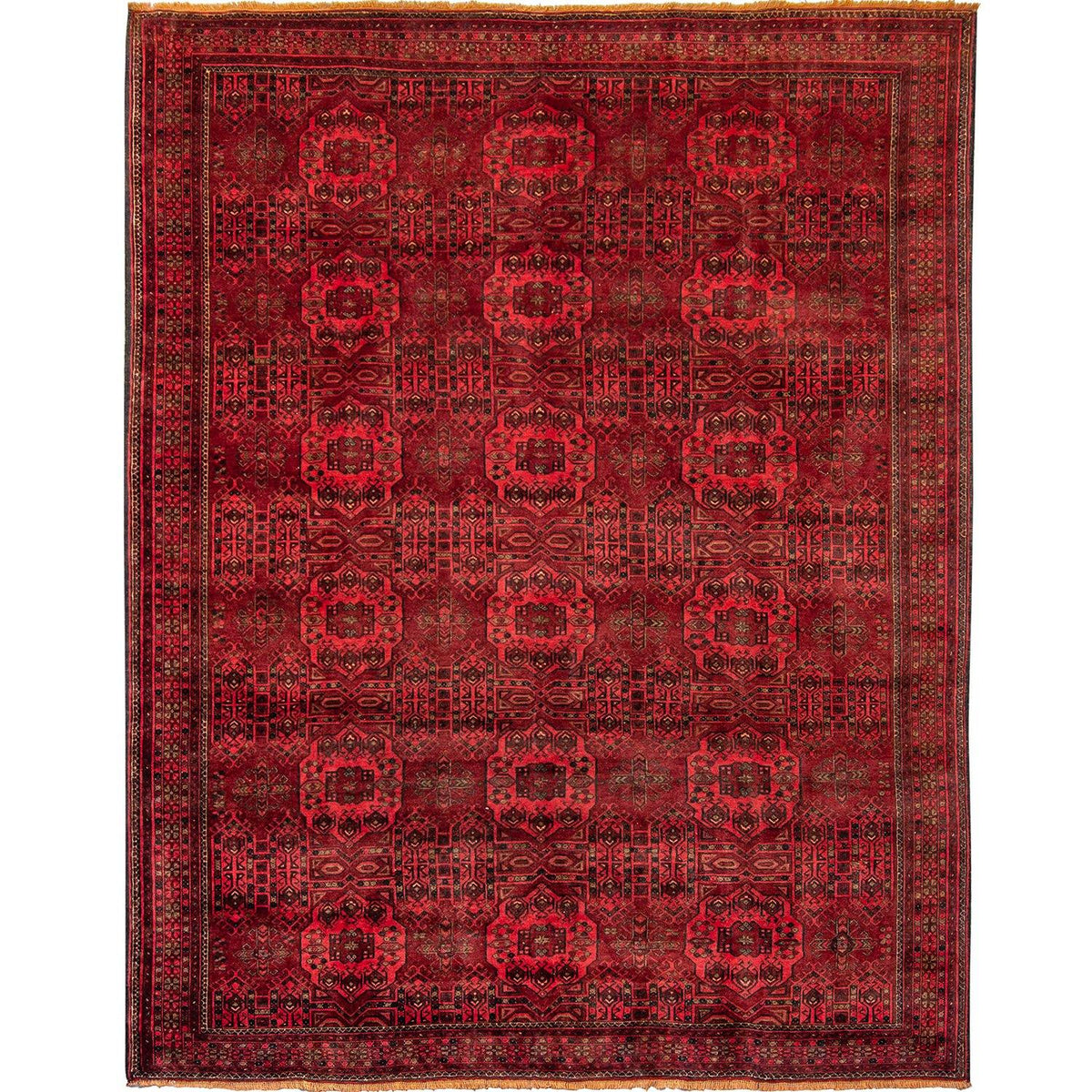 Fine Hand-knotted Wool Tribal Turkmen Rug 208cm x283cm