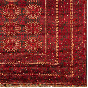 Hand-knotted Wool Turkmen Vintage Rug 200cm x 273cm