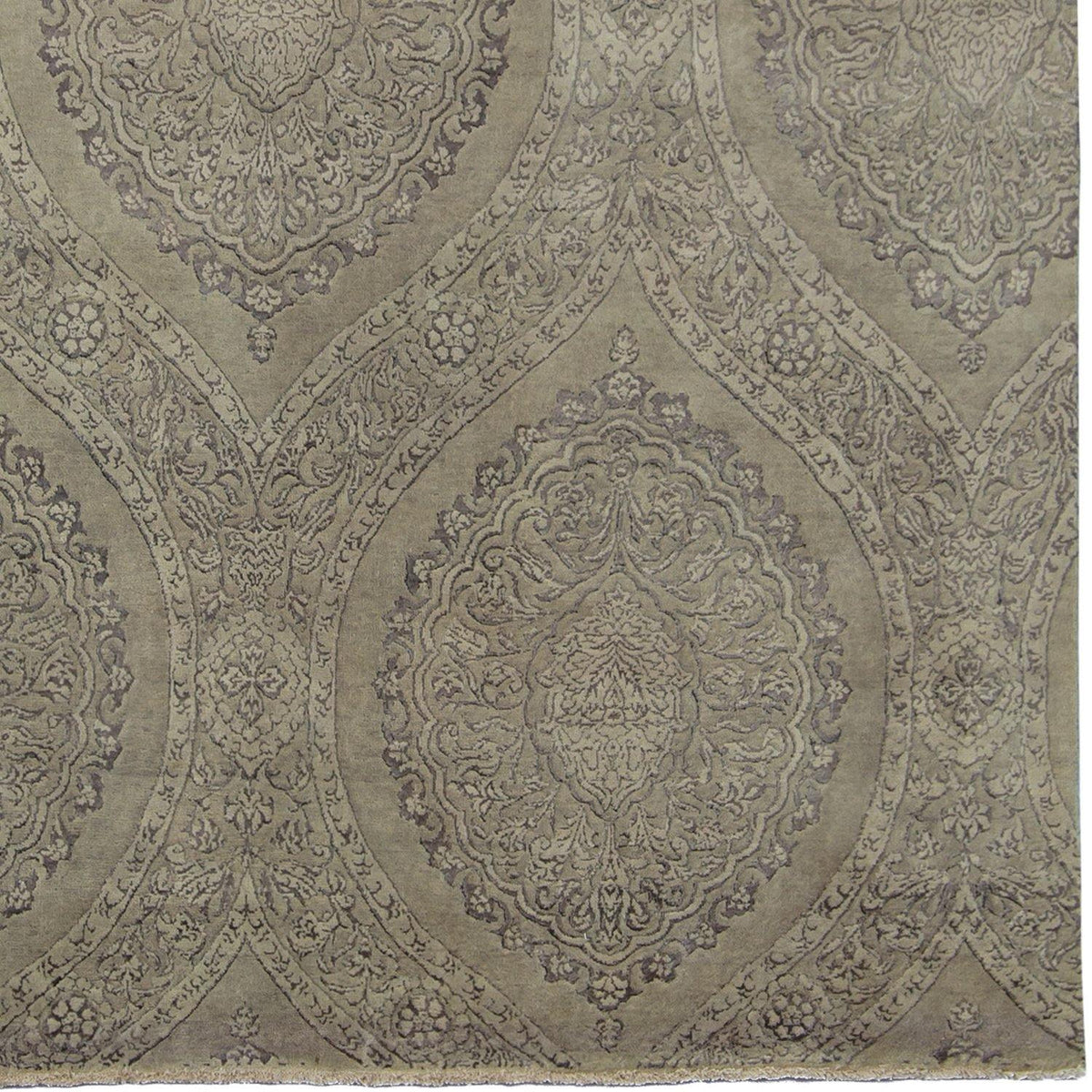 Fine Contemporary Hand-knotted NZ Wool &amp; Silk Rug 229cm x 306cm