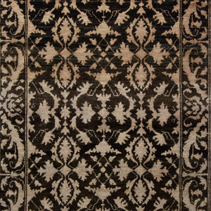 Fine Contemporary NZ Wool & Silk Hand-knotted Small Rug 92cm x 152cm