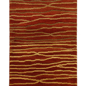 Contemporary Hand-knotted NZ Wool Runner 78cm x 301cm