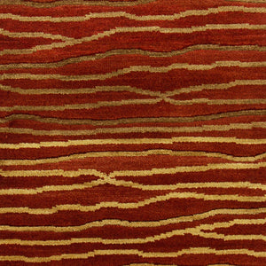 Contemporary Hand-knotted NZ Wool Runner 78cm x 301cm