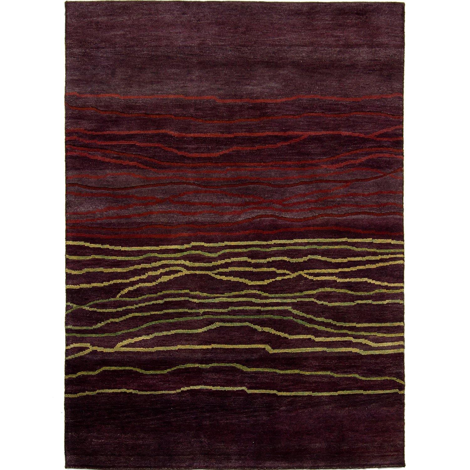 Contemporary Hand-knotted NZ Wool Rug 155cm x 217cm