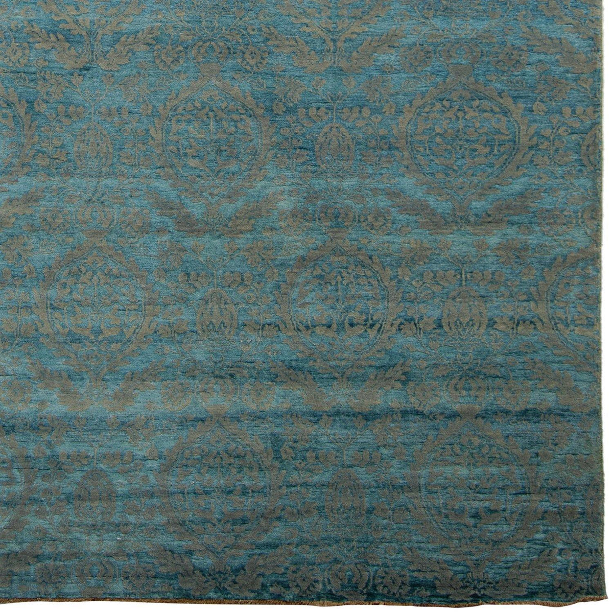Super Fine Hand-knotted NZ Wool &amp; Silk Modern Rug 200cm x 399cm
