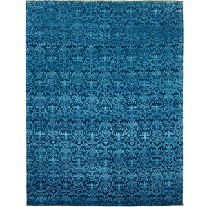 Contemporary Fine Hand-knotted NZ Wool & Bamboo Silk Rug 242cm x 309cm